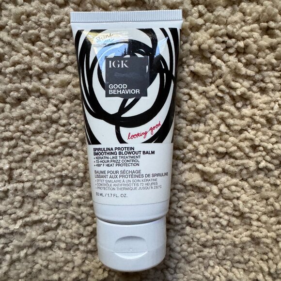 IGK Good Behavior Smoothing Blowout Balm Travel Sample  NEW - Picture 1 of 1